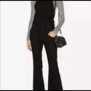 Torn by Ronny Kobo Black Flare Leg Overalls 27